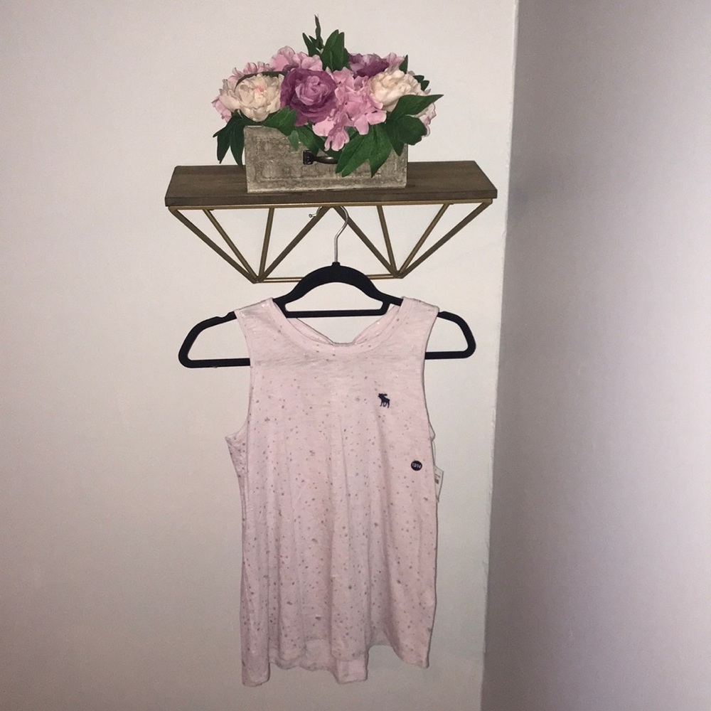 NWT Pink tank top with stars